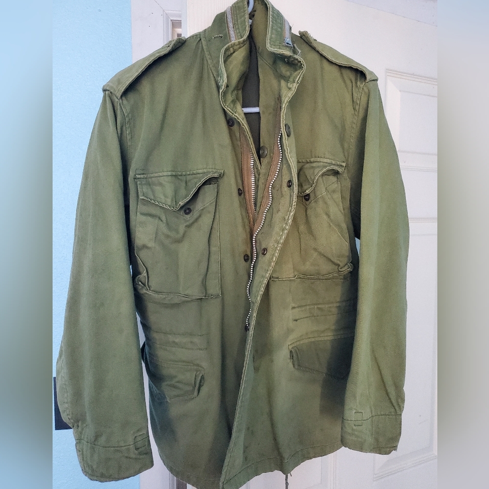 Vintage Green Army Jacket